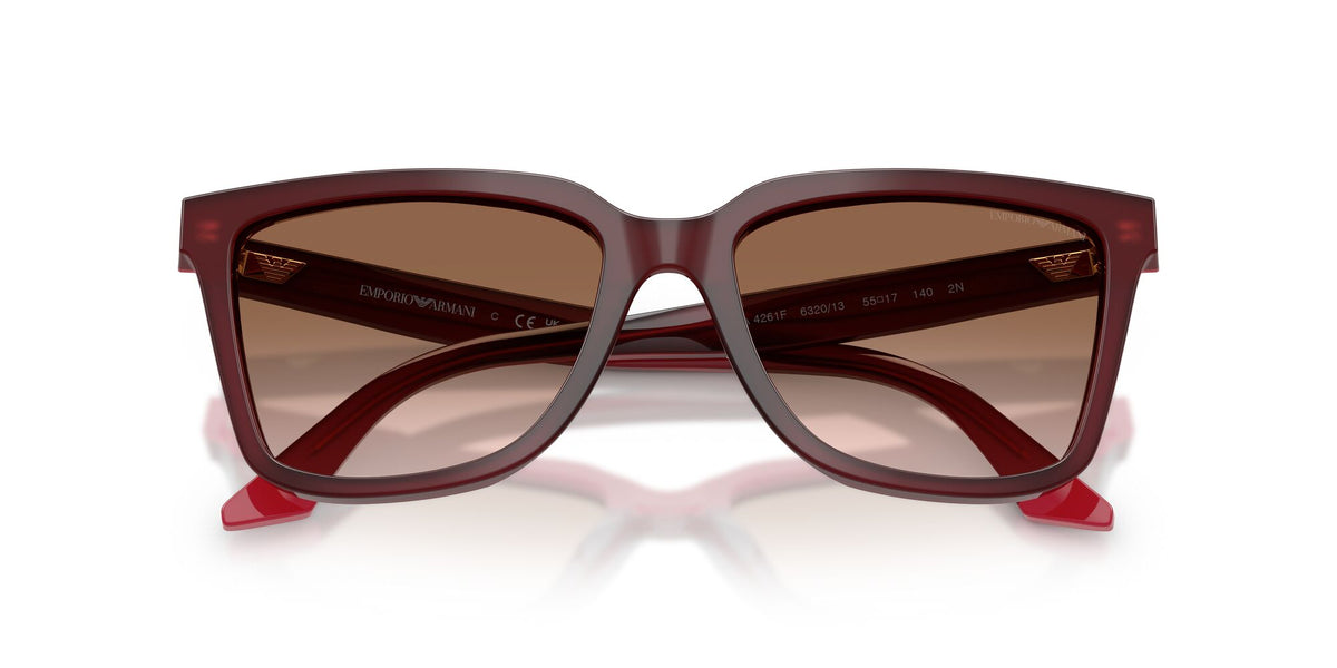 Emporio Armani 0EA4261F 632013 55 Opal Bordeaux/Pink/ Brown Gradient