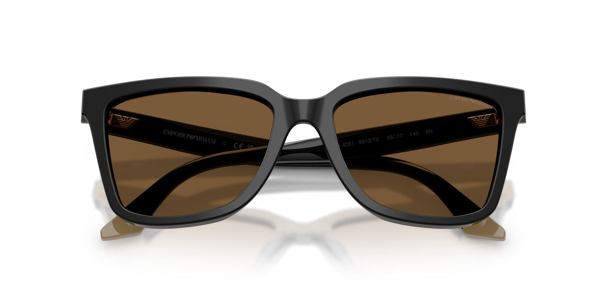 Emporio Armani 0EA4261 631373 55 Black/Beige/ Brown
