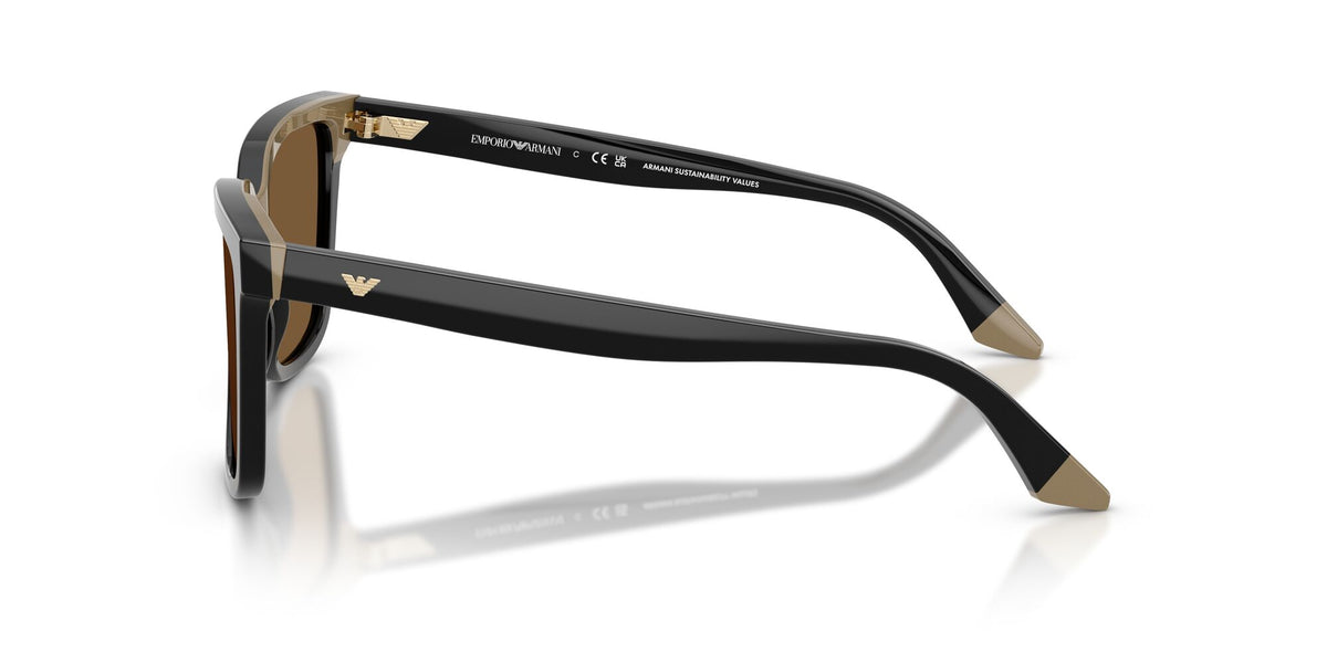 Emporio Armani 0EA4261 631373 55 Black/Beige/ Brown
