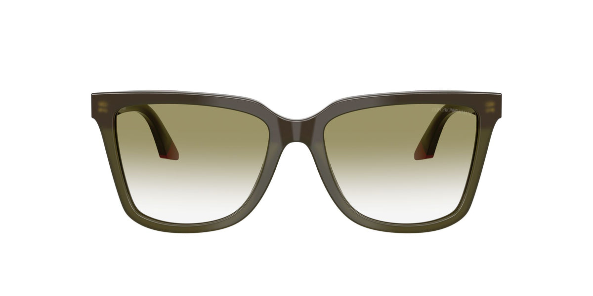 Emporio Armani 0EA4261 6316W0 55 Opal Green/Bordeaux/ Clear Gradient Green