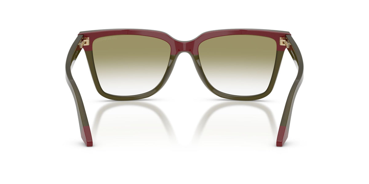 Emporio Armani 0EA4261 6316W0 55 Opal Green/Bordeaux/ Clear Gradient Green