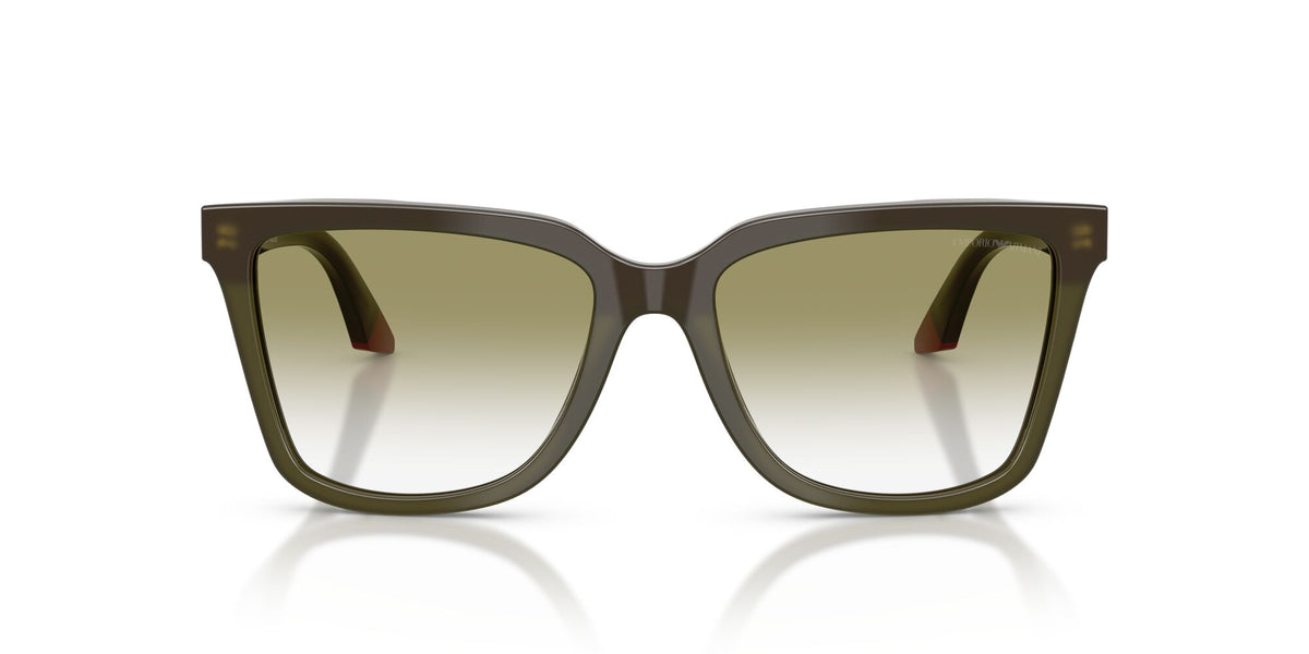 Emporio Armani 0EA4261 6316W0 55 Opal Green/Bordeaux/ Clear Gradient Green