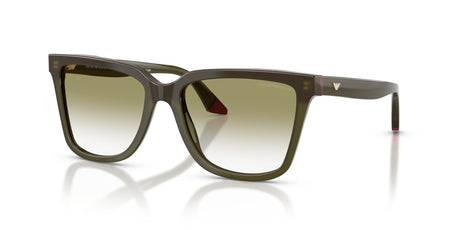 Emporio Armani 0EA4261 6316W0 55 Opal Green/Bordeaux/ Clear Gradient Green