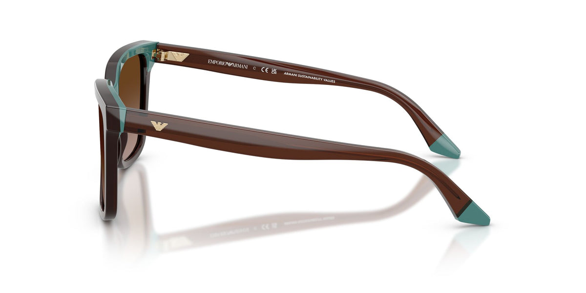Emporio Armani 0EA4261 631813 55 Transparent Brown/Teal/ Brown Gradient