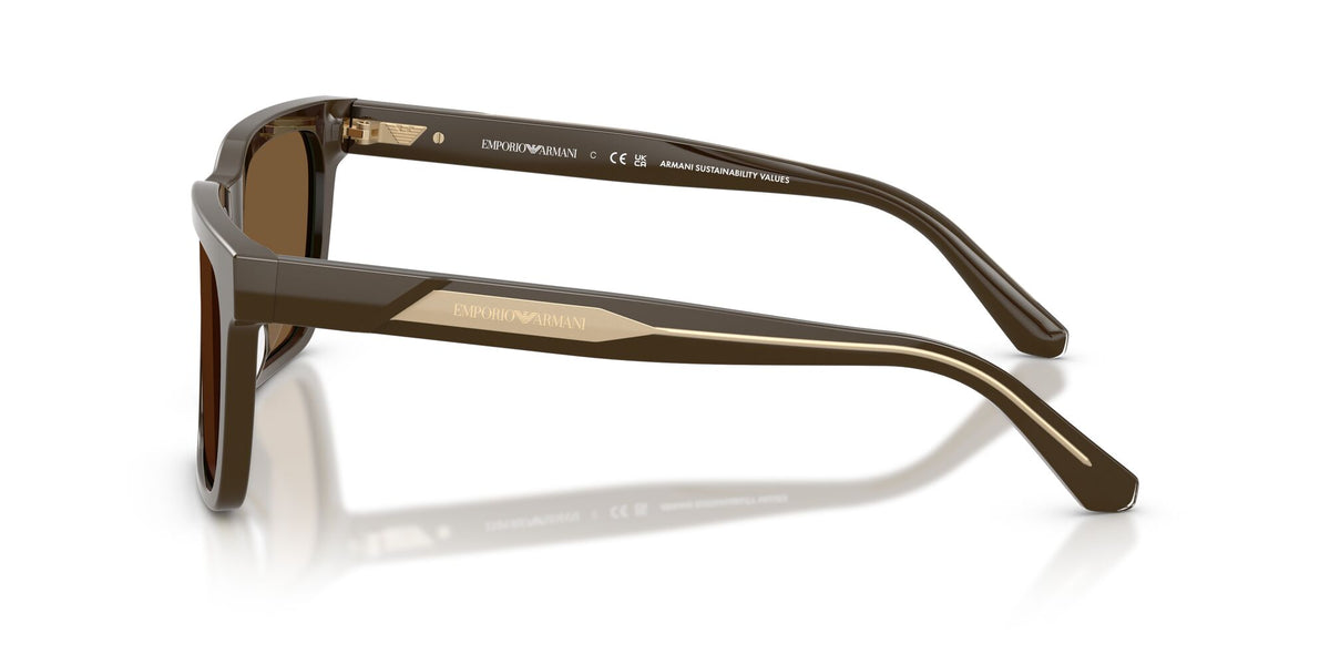 Emporio Armani 0EA4262U 630773 57 Shiny Brown/ Brown