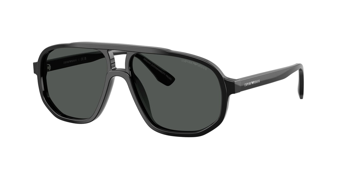 Emporio Armani 0EA4263U 501787 57 Shiny Black/ Dark Grey