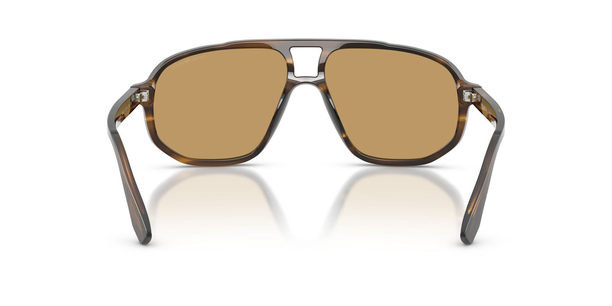 Emporio Armani 0EA4263U 632673 57 Striped Dark Green/ Brown