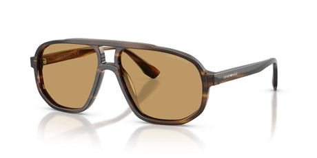 Emporio Armani 0EA4263U 632673 57 Striped Dark Green/ Brown