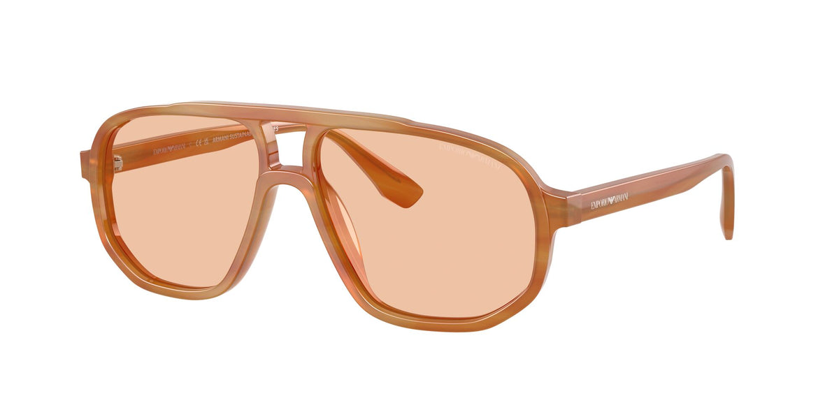 Emporio Armani 0EA4263U 632873 57 Striped Light Brown/ Light Brown