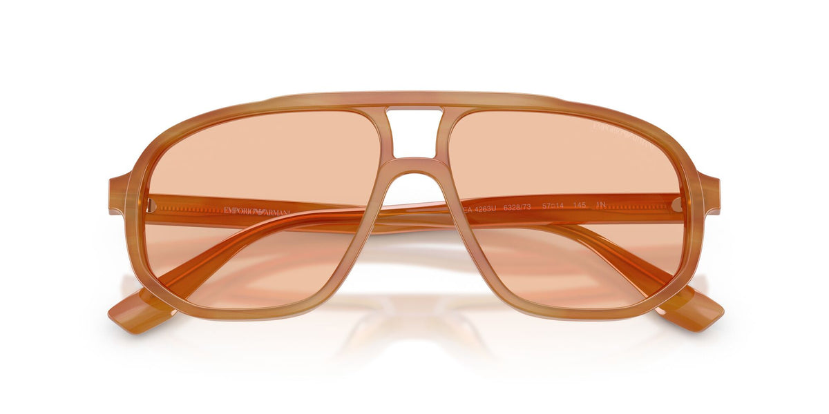 Emporio Armani 0EA4263U 632873 57 Striped Light Brown/ Light Brown