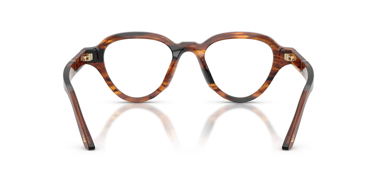 Emporio Armani 0EA4264U 63391W 47 Striped Dark Brown/ Clear