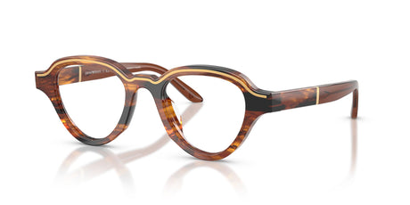 Emporio Armani 0EA4264U 63391W 47 Striped Dark Brown/ Clear
