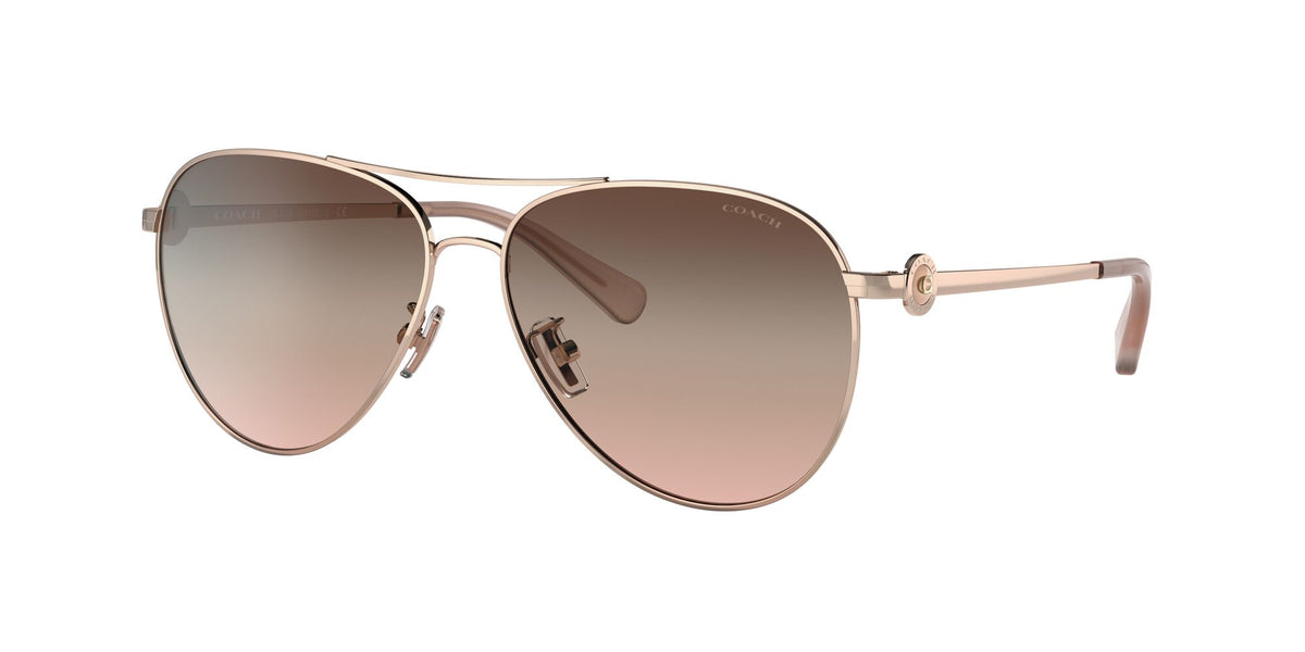 Coach C6178 0HC7128 9331U8 58 Shiny Rose Gold/ Brown Pink Gradient 58 / Plastic / Metal