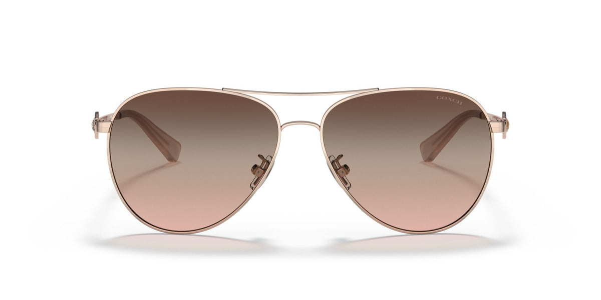 Coach C6178 0HC7128 9331U8 58 Shiny Rose Gold/ Brown Pink Gradient 58 / Plastic / Metal