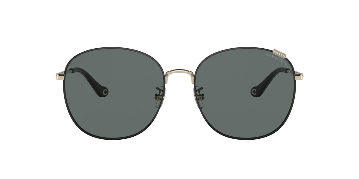 Coach HC 7134 Black / Grey Solid Polar 57 / Plastic / Metal