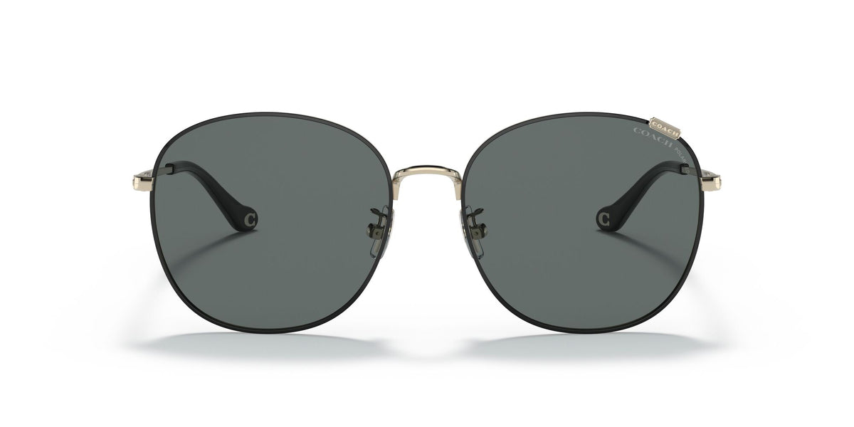 Coach HC 7134 Black / Grey Solid Polar 57 / Plastic / Metal