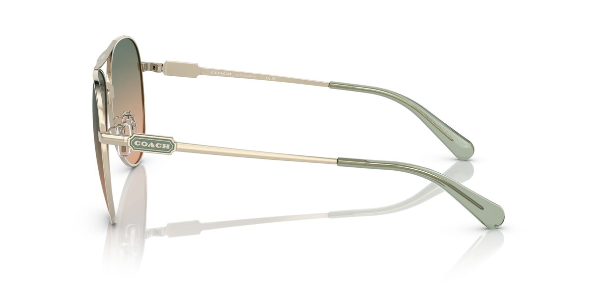 Coach Cd474 0HC7140 900513 61 Shiny Light Gold/ Green Brown Gradient 61 / Plastic / Metal