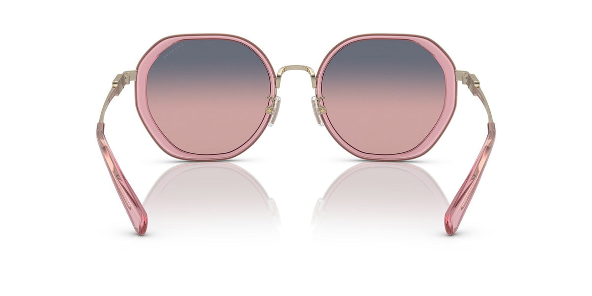 Coach Cd477 0HC7141 90050J 54 Transparent Pink/ Plum Purple Scarlet Gradient 54 / Plastic / Metal