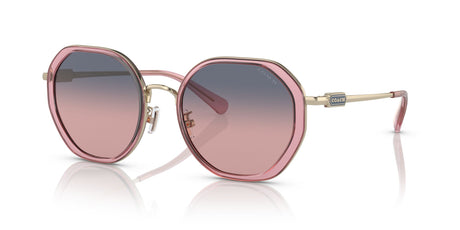 Coach Cd477 0HC7141 90050J 54 Transparent Pink/ Plum Purple Scarlet Gradient 54 / Plastic / Metal