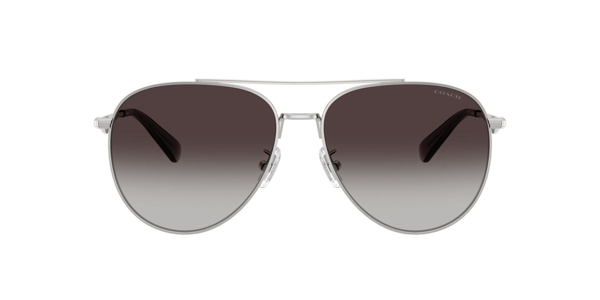 Coach Cw193 0HC7169 90013C 57 Shiny Silver/ Grey Gradient
