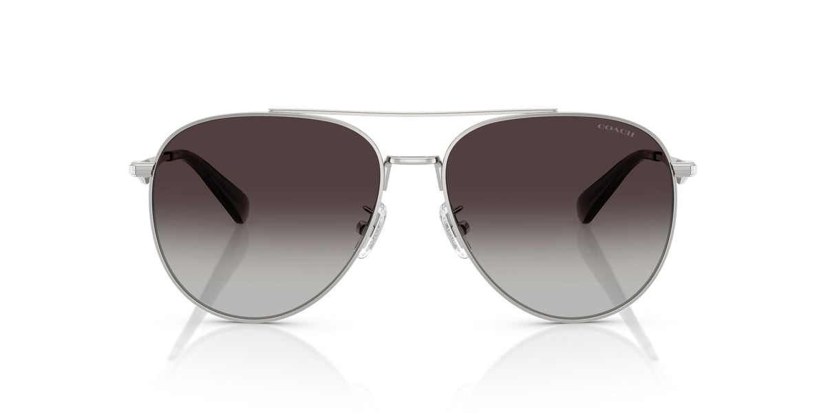 Coach Cw193 0HC7169 90013C 57 Shiny Silver/ Grey Gradient