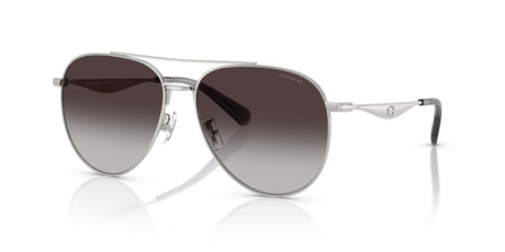 Coach Cw193 0HC7169 90013C 57 Shiny Silver/ Grey Gradient
