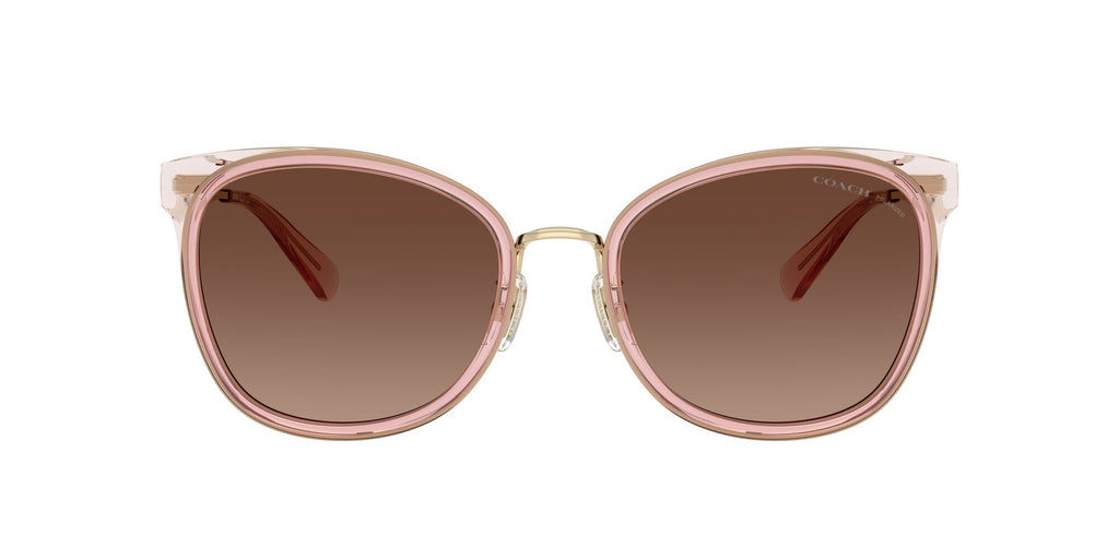 Coach Cw185 HC7170 9469T5 56 Light Gold/Pink / Brown Gradient Polar