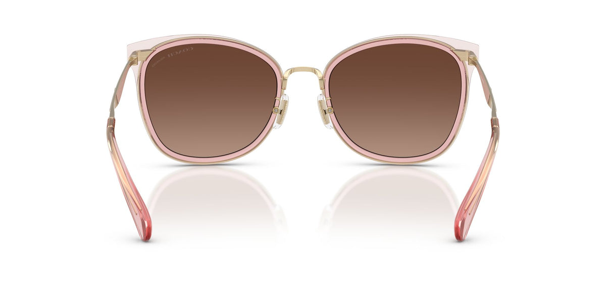 Coach Cw185 HC7170 9469T5 56 Light Gold/Pink / Brown Gradient Polar