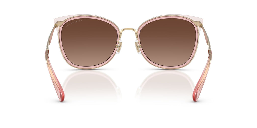 Coach Cw185 HC7170 9469T5 56 Light Gold/Pink / Brown Gradient Polar