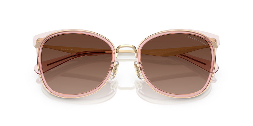 Coach Cw185 HC7170 9469T5 56 Light Gold/Pink / Brown Gradient Polar