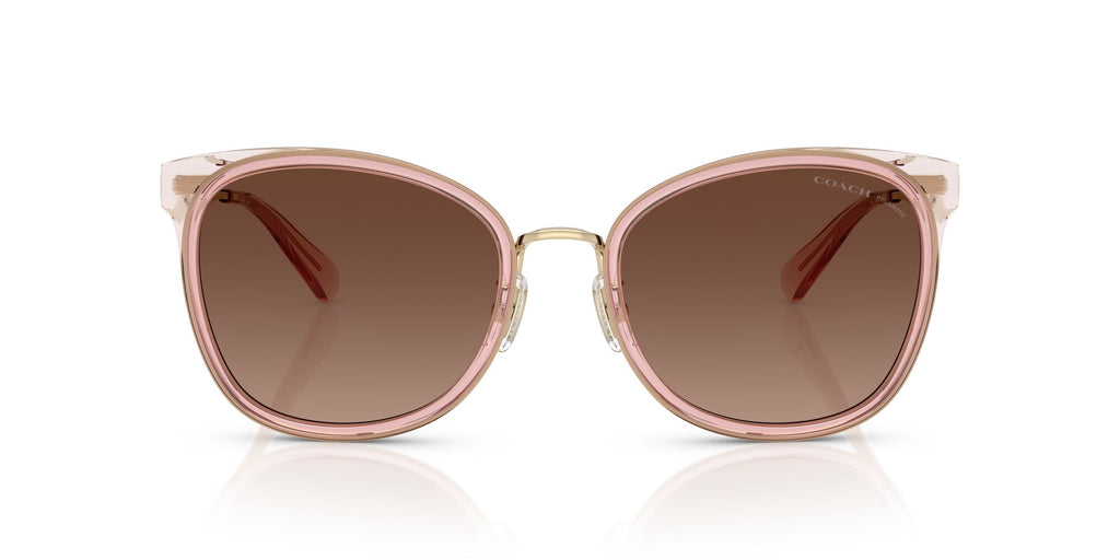 Coach Cw185 HC7170 9469T5 56 Light Gold/Pink / Brown Gradient Polar