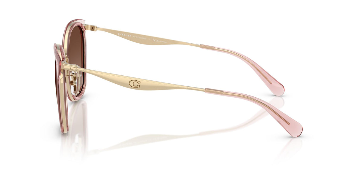 Coach Cw185 HC7170 9469T5 56 Light Gold/Pink / Brown Gradient Polar