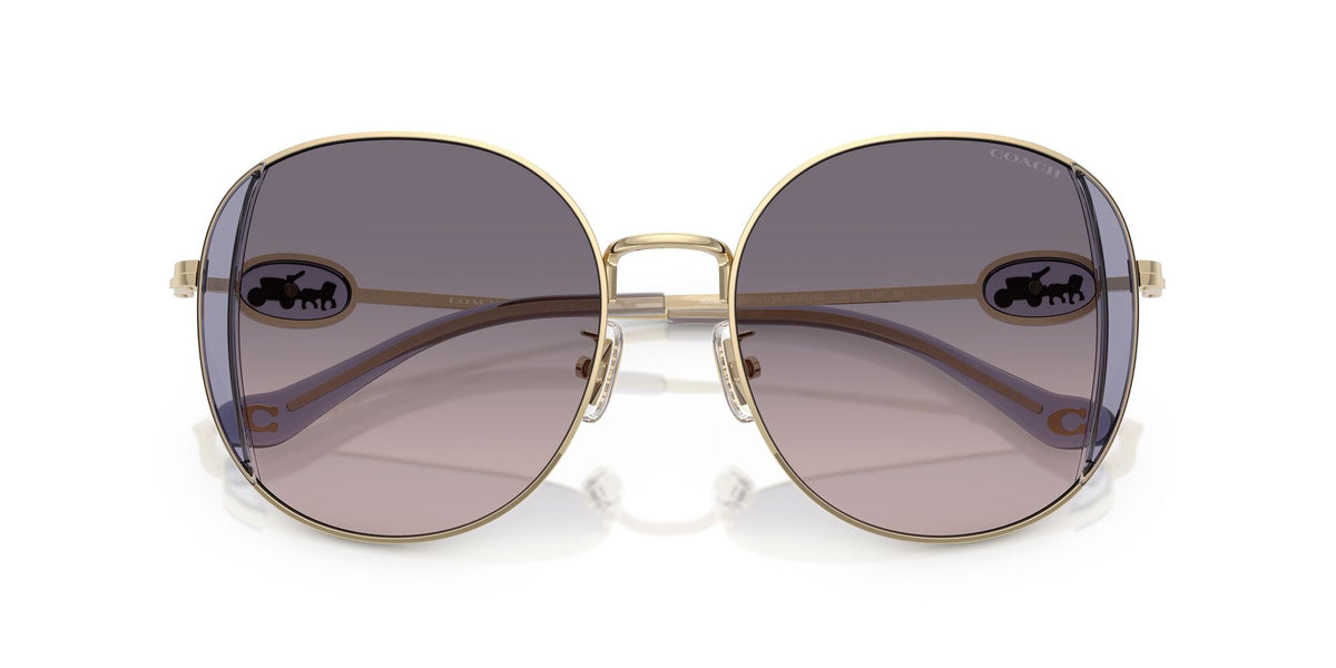 Coach Cad73 HC7176B 900536 54 Shiny Light Gold/Lilac / Lilac Peach Gradient