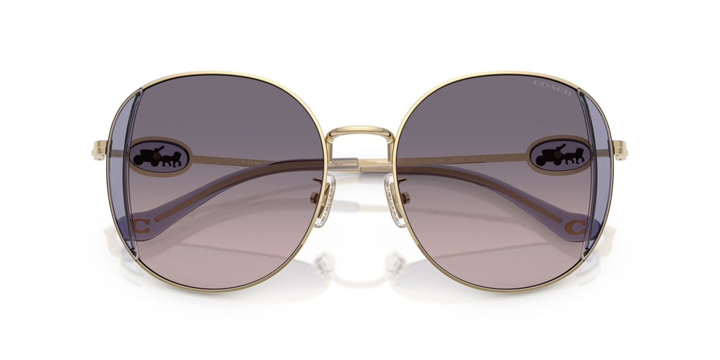 Coach Cad73 HC7176B 900536 54 Shiny Light Gold/Lilac / Lilac Peach Gradient
