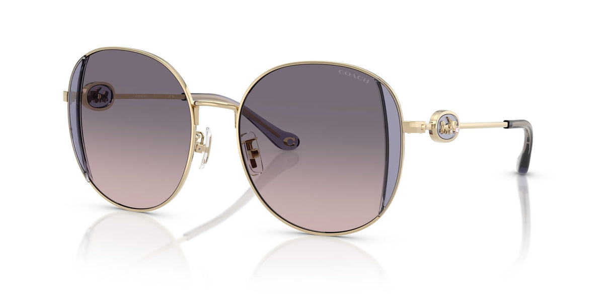 Coach Cad73 HC7176B 900536 54 Shiny Light Gold/Lilac / Lilac Peach Gradient