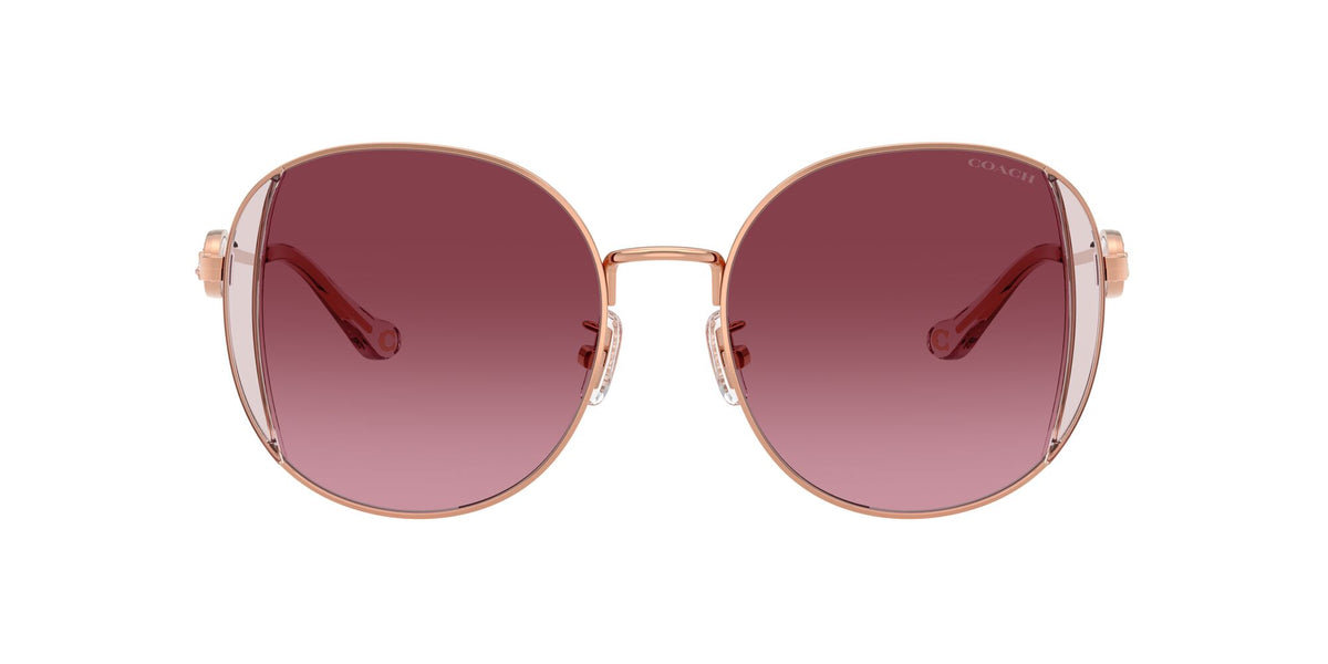 Coach Cad73 HC7176B 93318H 54 Shiny Rose Gold/Rose / Berry Gradient