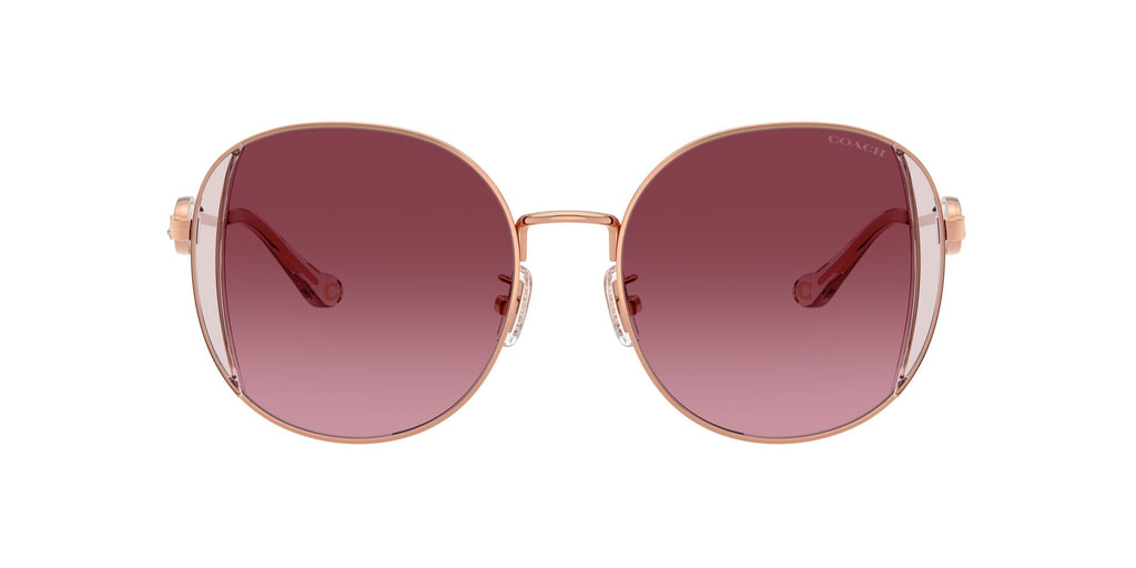 Coach Cad73 HC7176B 93318H 54 Shiny Rose Gold/Rose / Berry Gradient