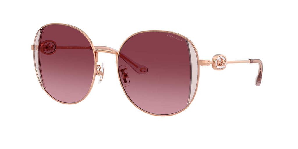 Coach Cad73 HC7176B 93318H 54 Shiny Rose Gold/Rose / Berry Gradient