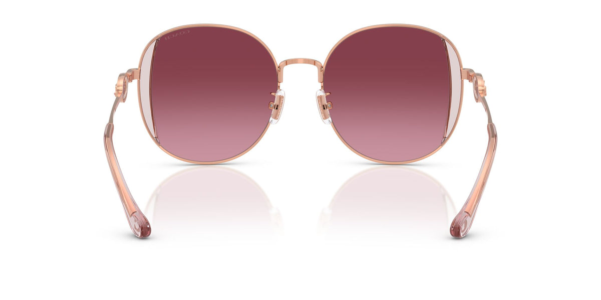 Coach Cad73 HC7176B 93318H 54 Shiny Rose Gold/Rose / Berry Gradient