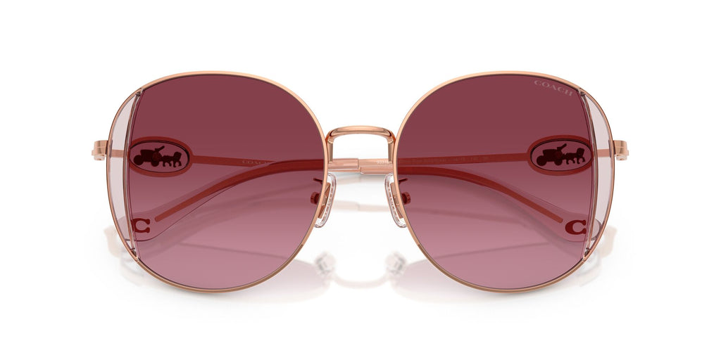 Coach Cad73 HC7176B 93318H 54 Shiny Rose Gold/Rose / Berry Gradient