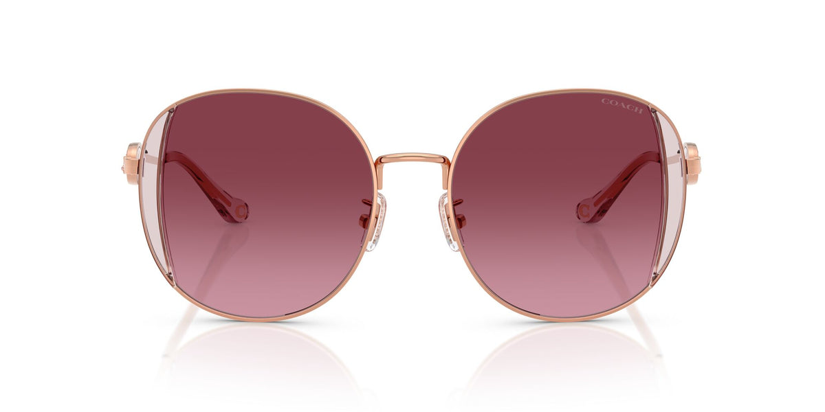 Coach Cad73 HC7176B 93318H 54 Shiny Rose Gold/Rose / Berry Gradient