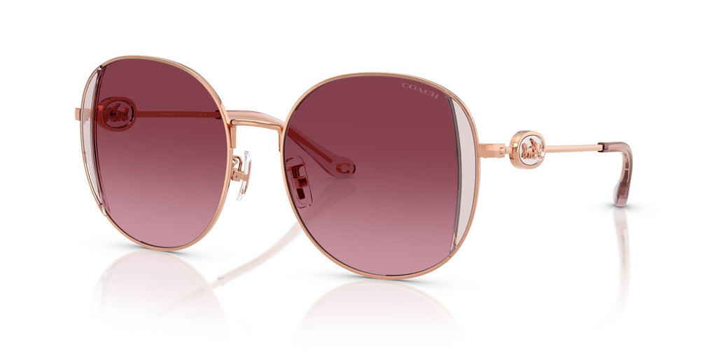 Coach Cad73 HC7176B 93318H 54 Shiny Rose Gold/Rose / Berry Gradient