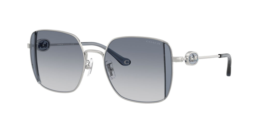 Coach Cad72 HC7177B 900135 51 Shiny Silver/Blue / Blue Gradient
