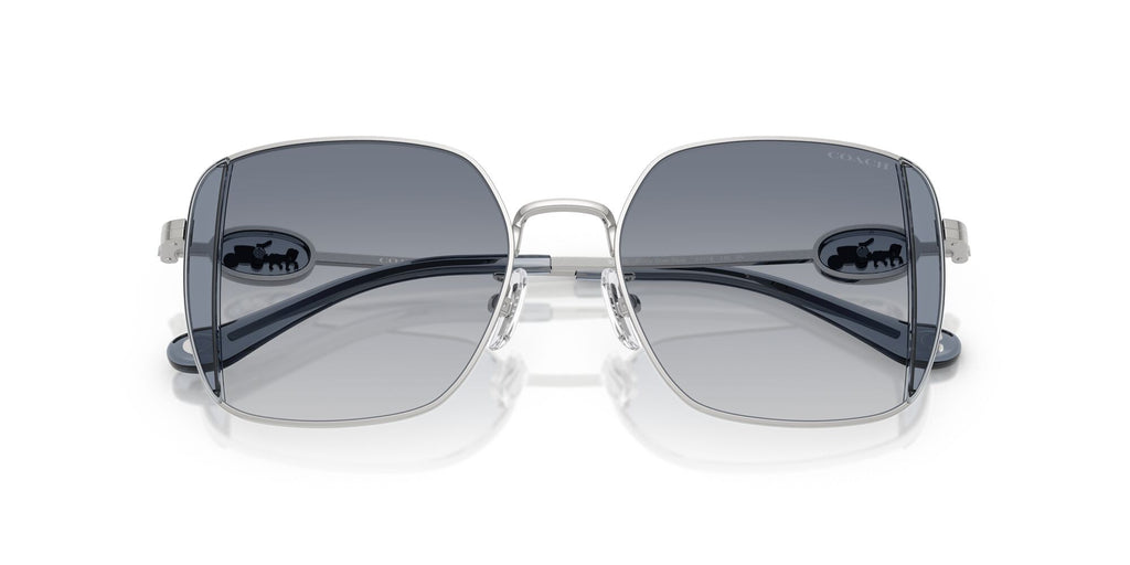 Coach Cad72 HC7177B 900135 51 Shiny Silver/Blue / Blue Gradient
