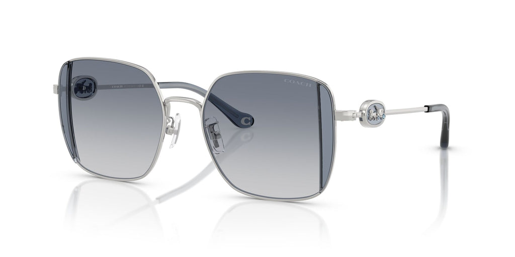 Coach Cad72 HC7177B 900135 51 Shiny Silver/Blue / Blue Gradient