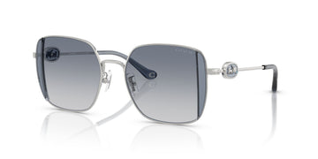 Coach Cad72 HC7177B 900135 51 Shiny Silver/Blue / Blue Gradient