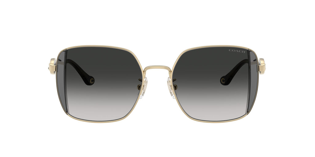 Coach Cad72 HC7177B 90053C 51 Shiny Light Gold/Smoke / Grey Gradient