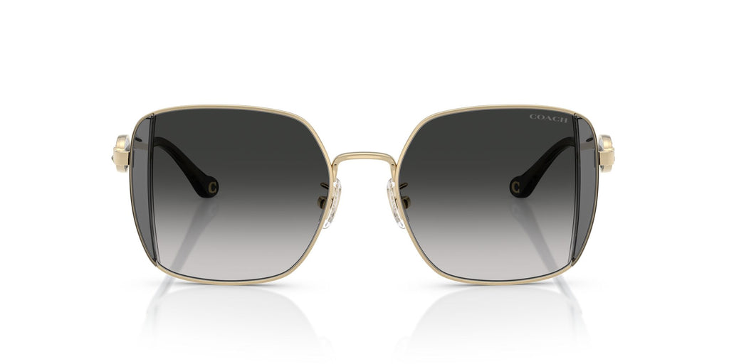 Coach Cad72 HC7177B 90053C 51 Shiny Light Gold/Smoke / Grey Gradient