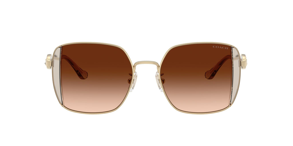 Coach Cad72 HC7177B 900574 51 Shiny Light Gold/Fawn / Brown Gradient