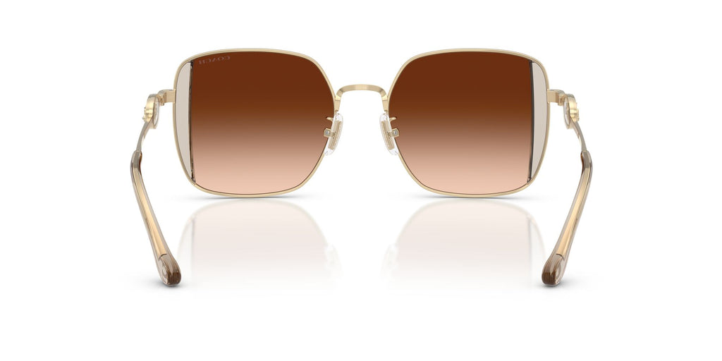Coach Cad72 HC7177B 900574 51 Shiny Light Gold/Fawn / Brown Gradient